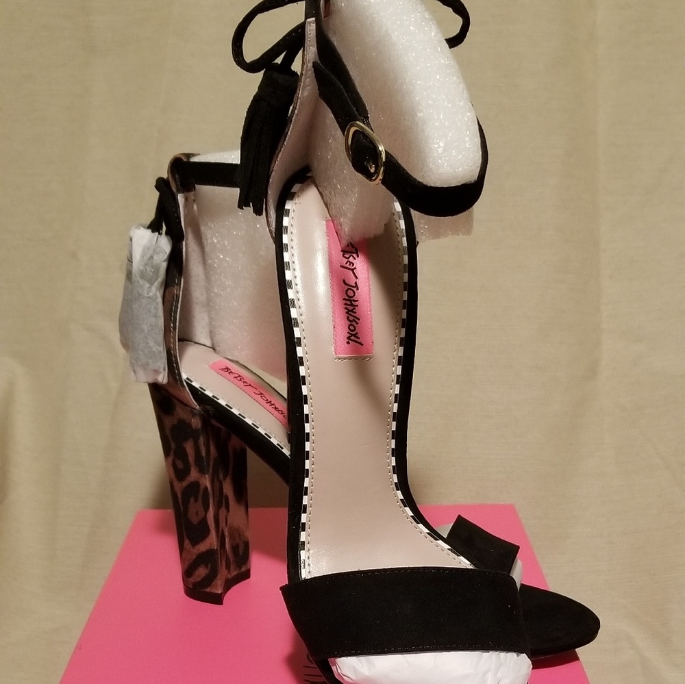 Betsy Johnson Rallo Ankle Strap Heels